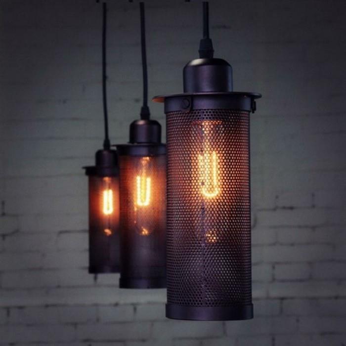 רעיונות למנורות תעשייתיות מאירים חדרים מודרניים