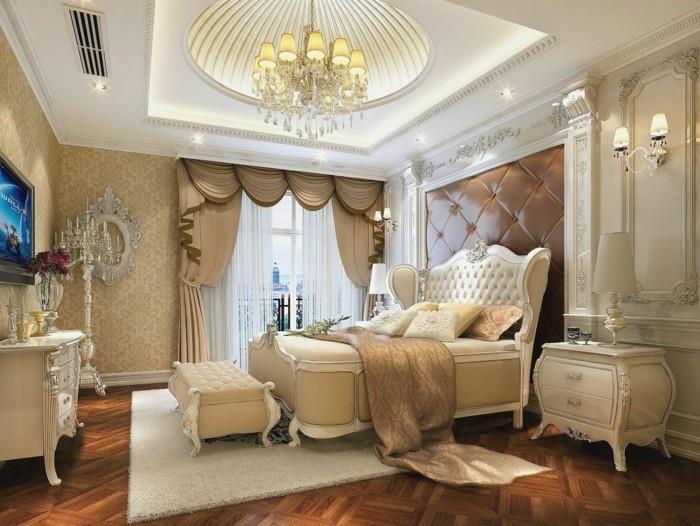 עיצובים פנים רעיונות חדר שינה תקרה יפה בסגנון ערבי