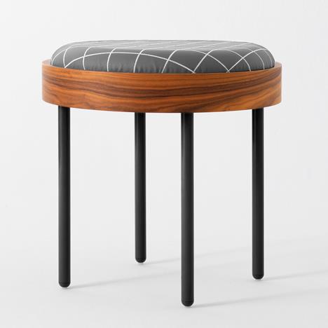 שרפרף חדשני בעיצוב שולחן עץ