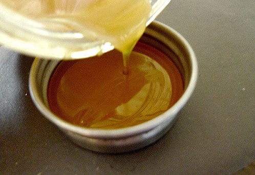 Olio di ricino e miele