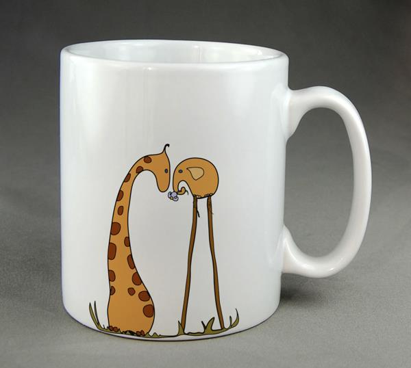 ספל קפה צייר לעצמך חיות מצחיקות
