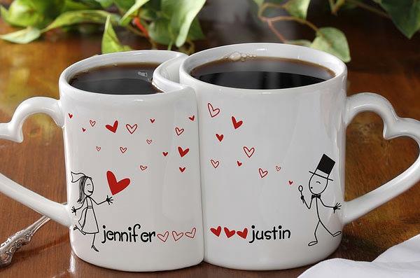 צבע כוס קפה בעצמך אהבה באהבה חתונה