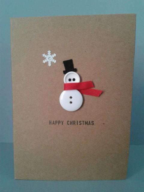 איש חג השלג הקטן כרטיסי חג המולד