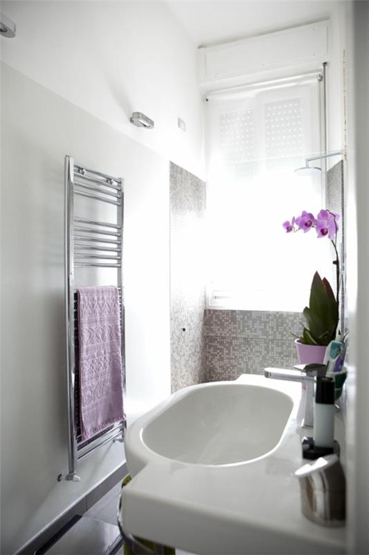 עיצוב חדר אמבטיה קטן מייבש מגבות רעיונות לחדר אמבטיה קטן