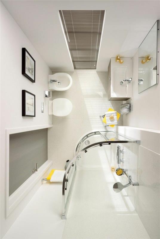 רעיונות לאמבטיה קטנים תא מקלחת ריהוט אמבטיה מעשי קומפקטי