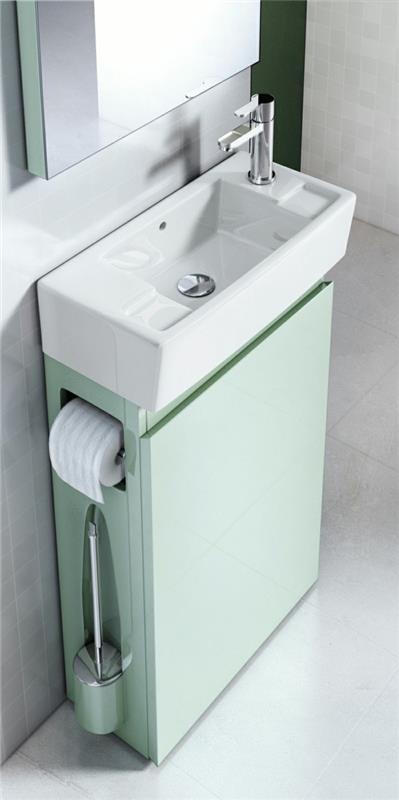רעיונות לאמבטיה קטנים ריהוט אמבטיה מודרני חוסך מקום ריהוט אמבטיה