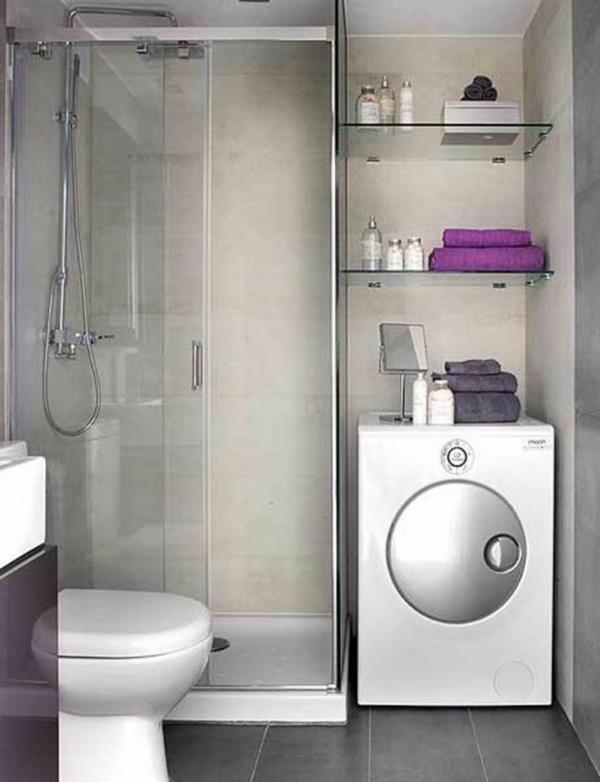 רעיונות לאמבטיה קטנים מכונת כביסה תא מקלחת ריהוט אמבטיה