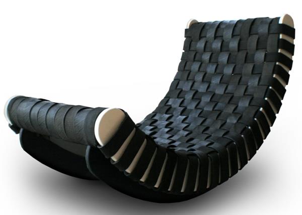 רעיונות למיחזור גומי יצירתיים כיסא נדנדה
