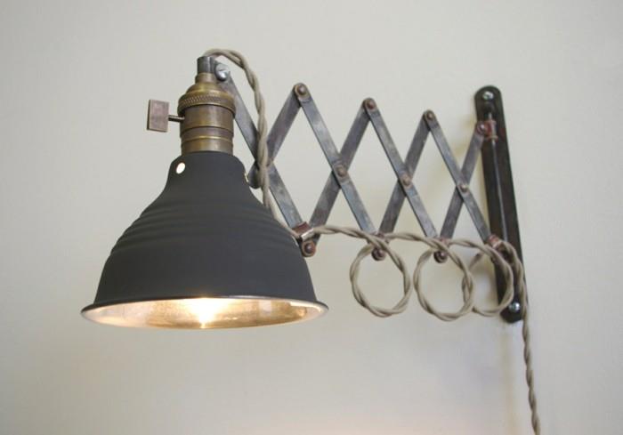 רעיונות לעיצוב מנורה מנורת קיר בצבע אפור