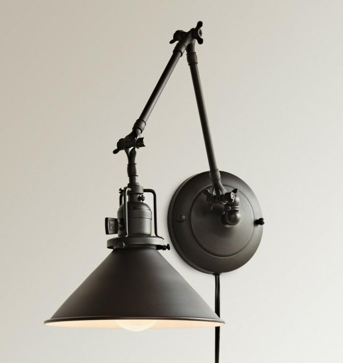 מנורת קיר בעיצוב מנורה במראה תעשייתי