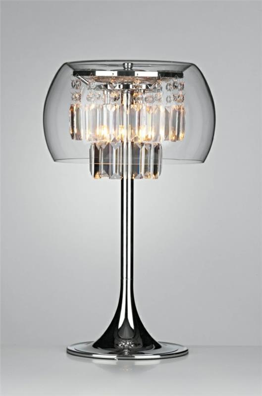מנורות שולחן אהיל זכוכית עיצוב אופנתי