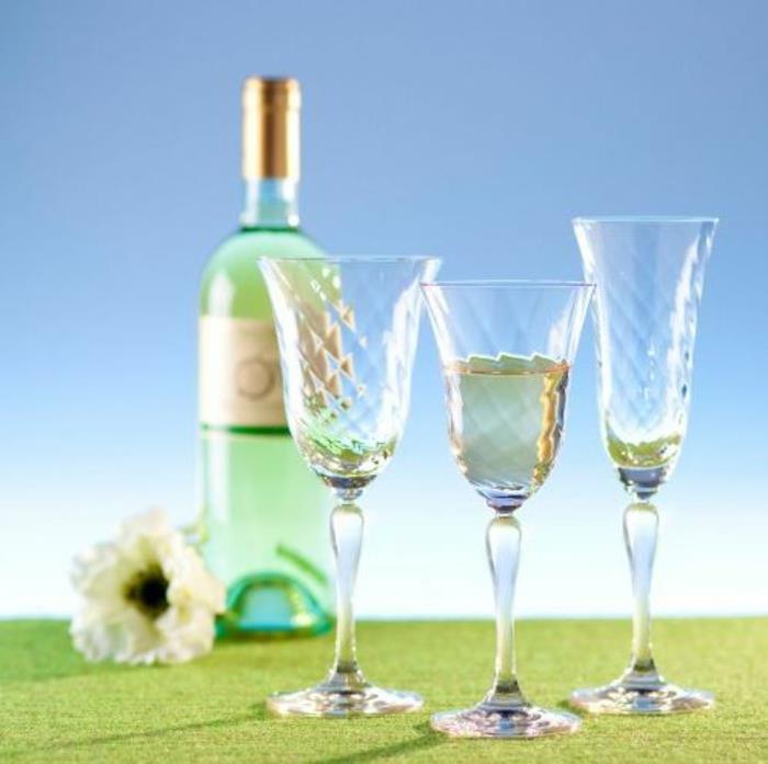כוסות יין אדריכלות של חליל כוס יין פוצ'יני יין מבעבע VOLTERA WEISWEIN