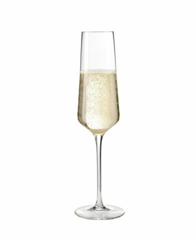 לאונרדו כוסות יין ארכיטקטורה של כוס יין חליל פוצ'יני שמפניה בנפרד