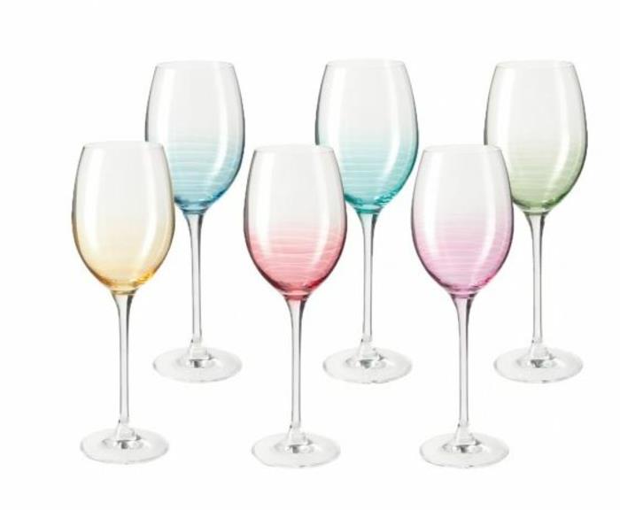 לאונרדו כוסות יין ארכיטקטורה של זכוכית היין צבעון יין לבן אל לחיים