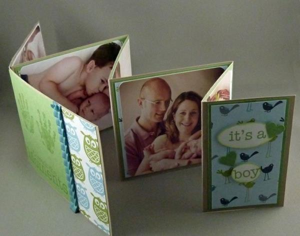 הכינו לעצמכם leporello diy פרויקטים אלבום תמונות תמונות תינוקות