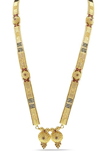 Medallón doble Mangalsutra largo