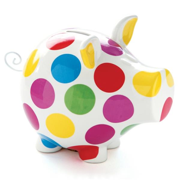 עיצוב חסכון מצחיק בצבע חזיר