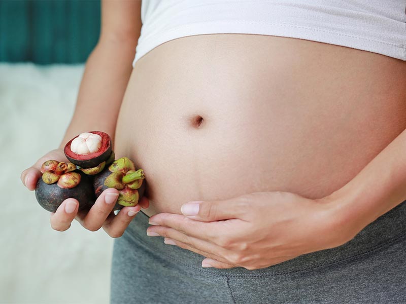 frutto di mangostano durante la gravidanza