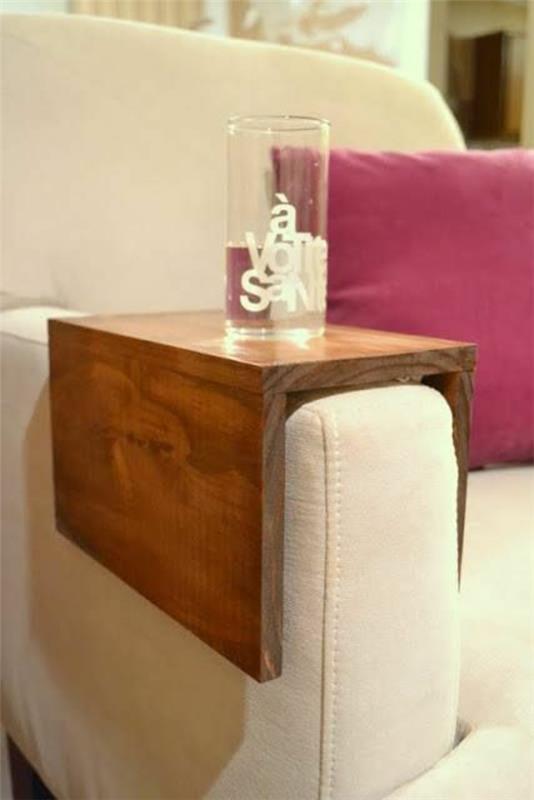 שולחן קפה שולחן צד מעץ מלא ריהוט לסלון ספה