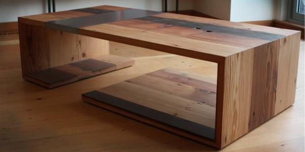 שולחן קפה מעץ מלא ריהוט עץ טבעי ריהוט סלון