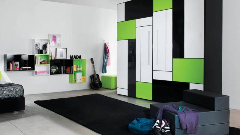 עיצוב רעיונות לחדרי נוער מודרניים עיצוב צבע