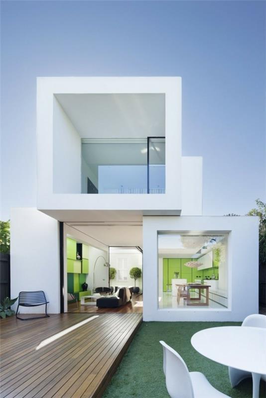 אדריכלות מודרנית בלוקים מרובעים