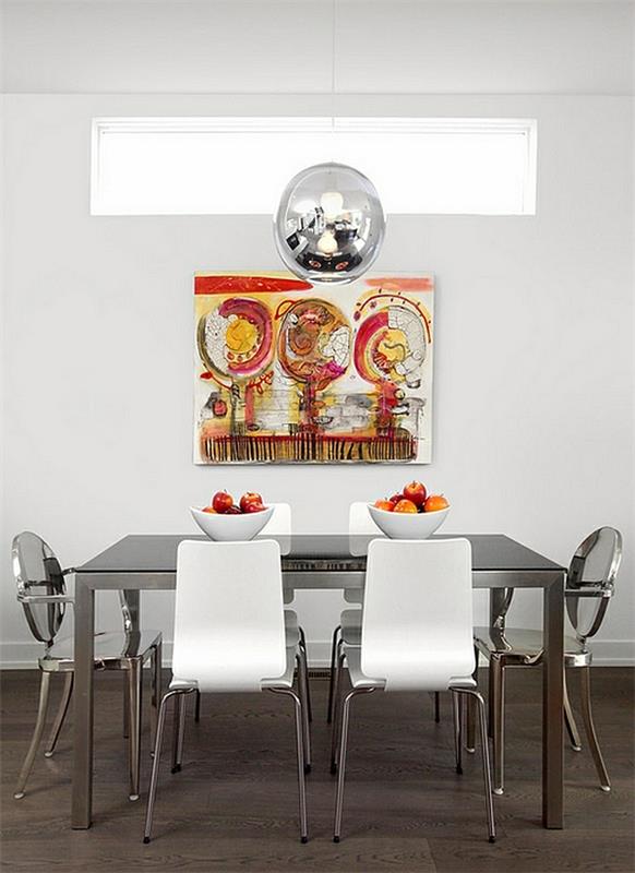 חדר אוכל מודרני ריהוט קיר עיצוב משטח מראה