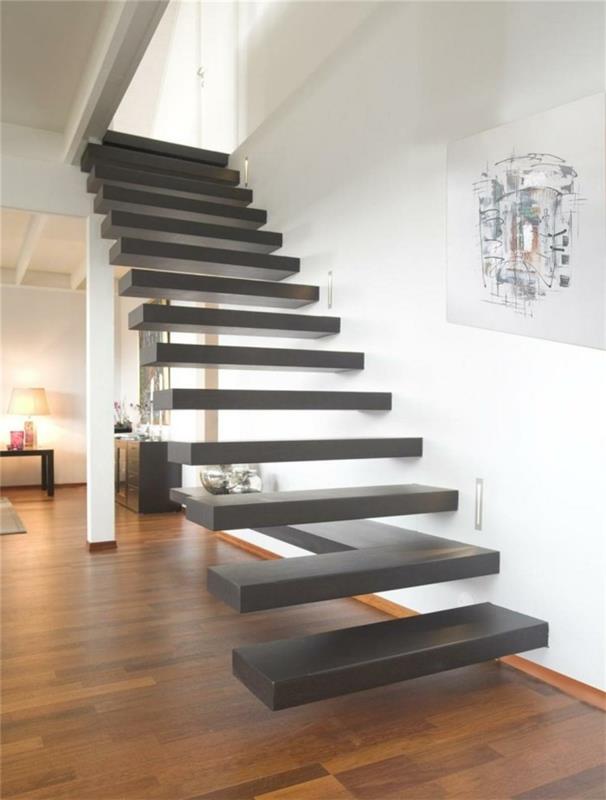 מדרגות מודרניות מדרגות פנים חומר מדרגות צפות