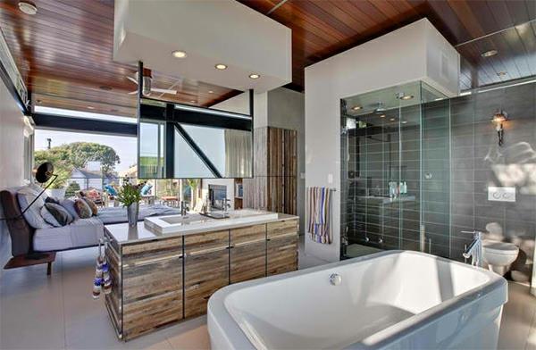 עיצוב אמבטיה מראה אמבטיה צף