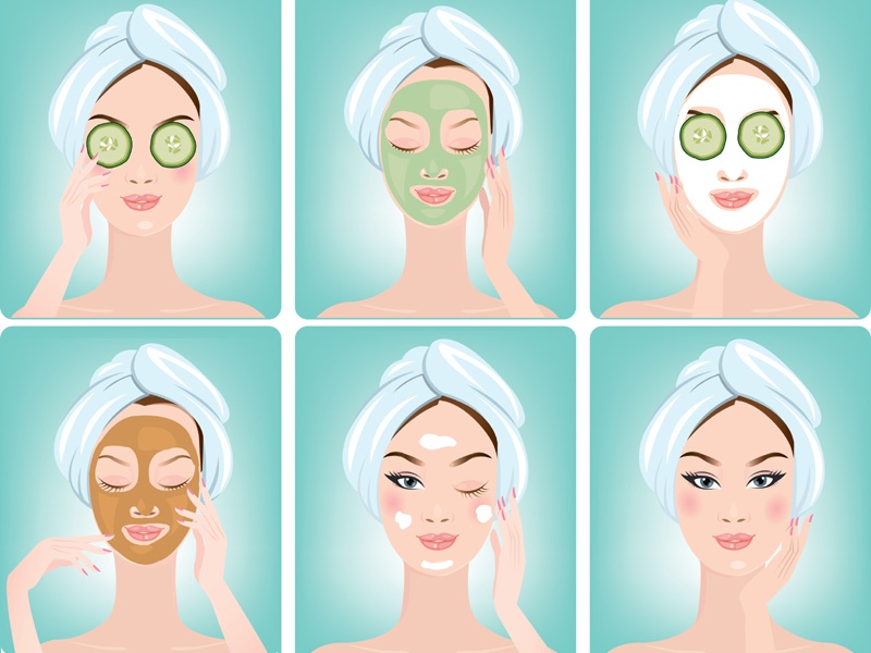 Trattamenti viso al collagene naturale per il trattamento della pelle