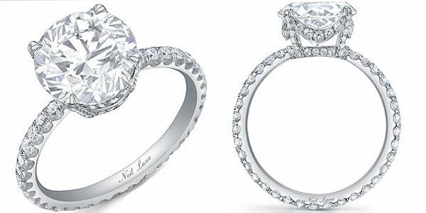טבעות אירוסין ניל ליין הצעות נישואין רעיונות טבעת אבני יהלום