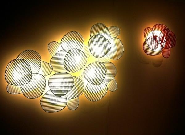 מנורת סלון nuage תלת מימד אורות מעצב מאת פיליפ ניגרו