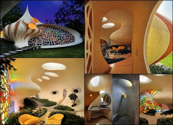 ארכיטקטורה אורגנית nautis house collage