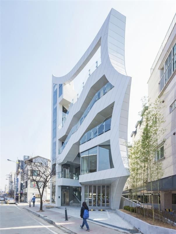 בניין ארכיטקטורה אורגנית דרום קוריאה ארכיון פיורי