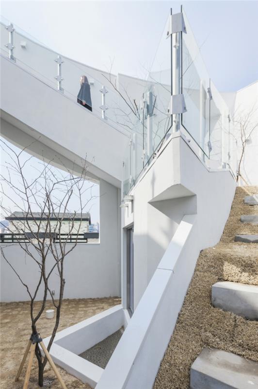 אדריכלות אורגנית על ידי IROJE KHM אדריכלים מרפסת גג בדרום קוריאה