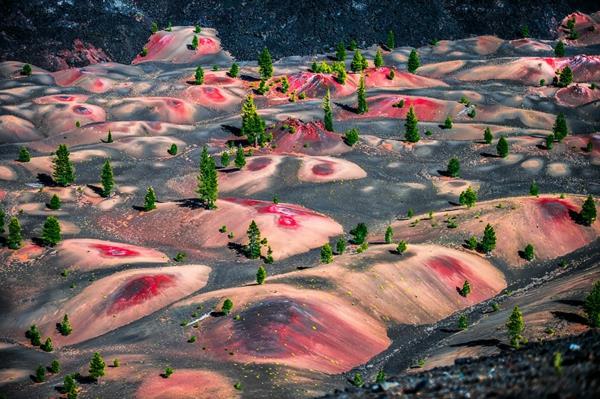 דיונות חול של כוכב הלכת אפשרו לפארק הלאומי של הר הגעש