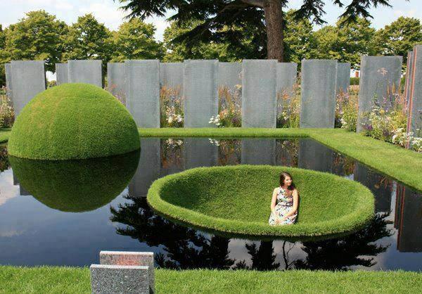 כדור דשא אדריכלות חיצונית מפוארת