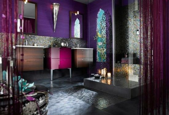 חדר אמבטיה רומנטי בסגנון מזרחי