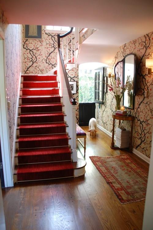 שטיח אדום רעיון פנים למסדרון