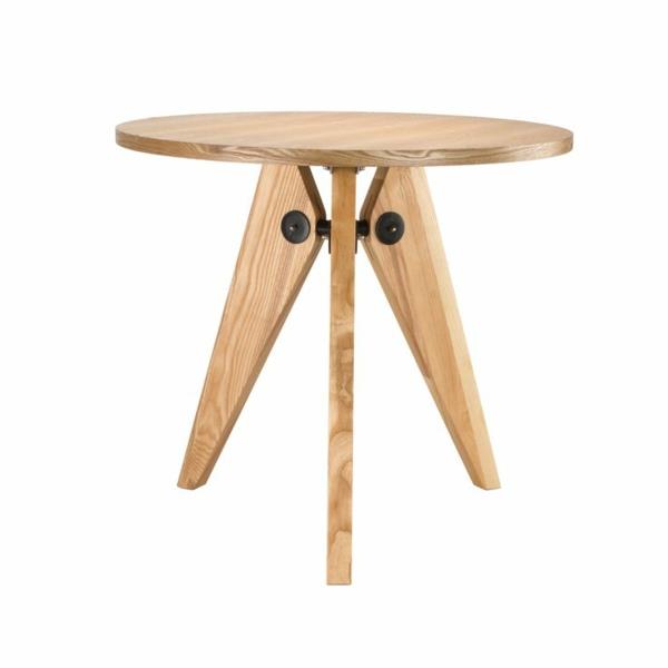 שולחן קפה עגול שולחן צד מעץ שולחנות סלון