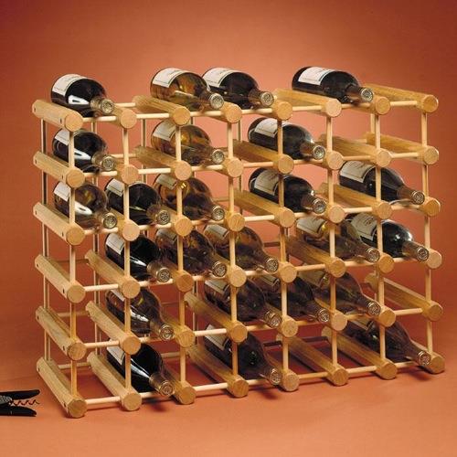 מתלים וסטנדים יין אופנתיים עשויים מסגרת עץ jk adams