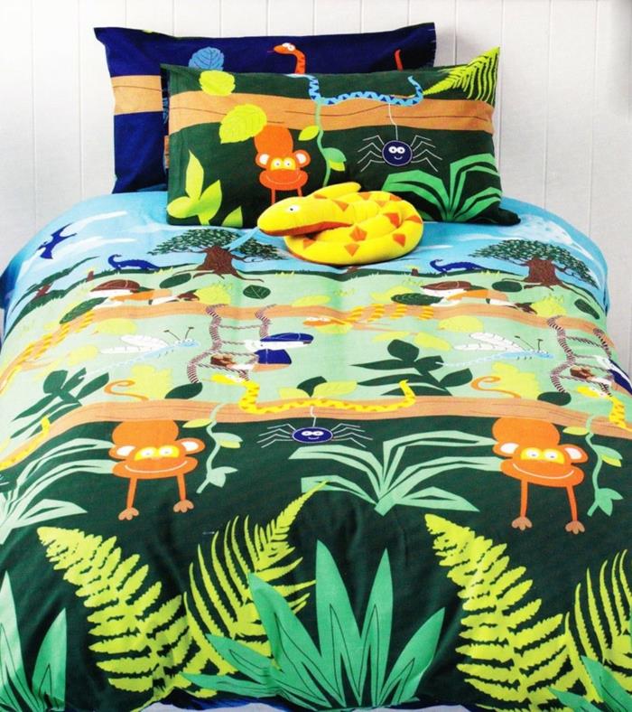 עיצוב חדרי שינה לילדים מוטיבים בג'ונגל