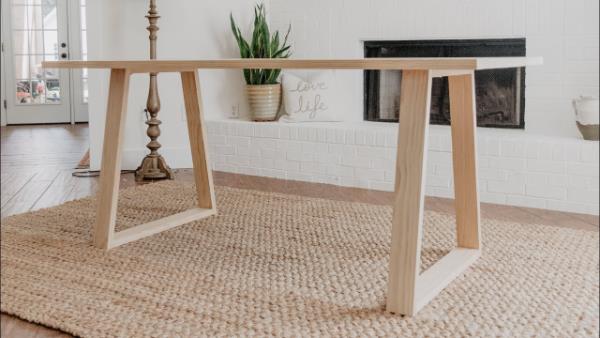 רעיון אלגנטי ופשוט מאוד לבנות שולחן מודרני בעצמך