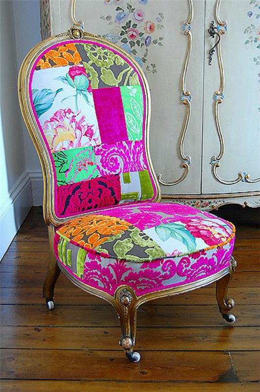 צבע כיסא בצבע קישוט