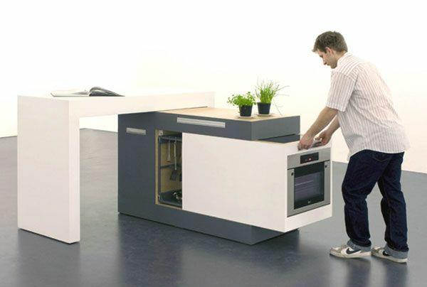 מודול רעיונות עיצוב רהיטים למטבח מכשירים מובנים למטבח