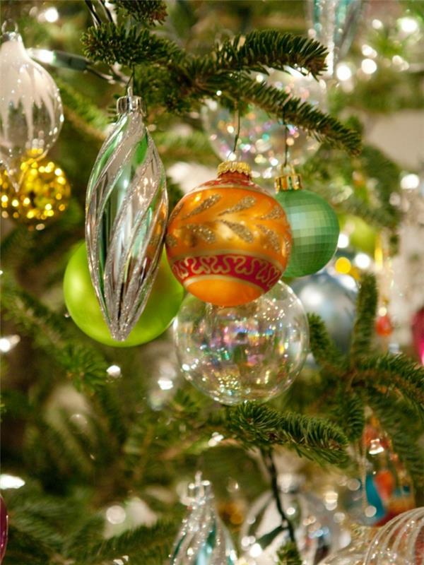 עץ חג המולד לקשט רעיונות דקו קישוטי חג המולד כדור צבעוני