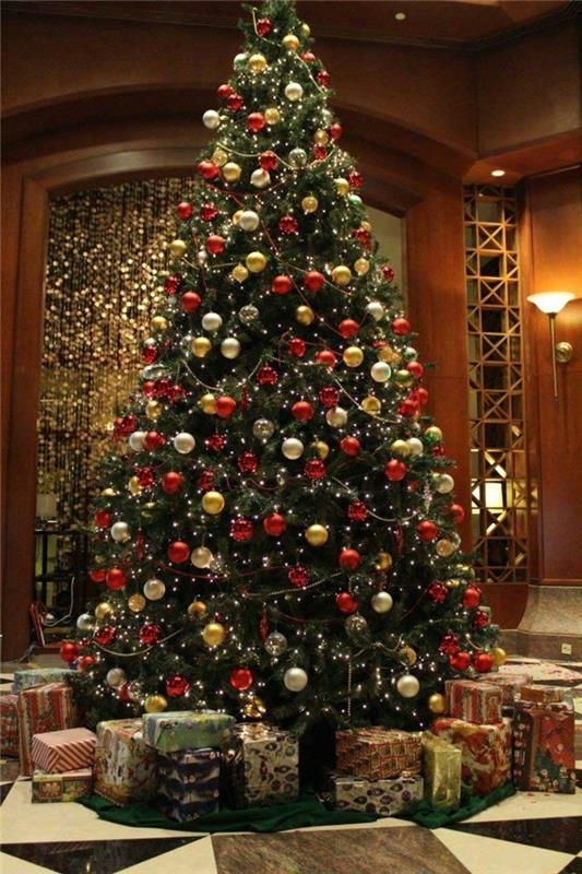 עץ חג המולד לקשט רעיונות דקו קישוטי חג המולד מלכותיים