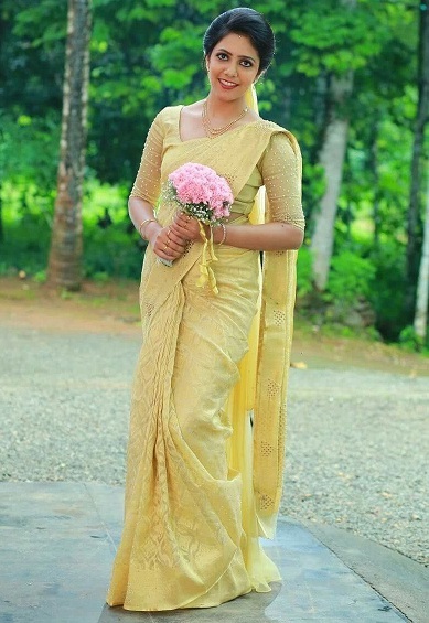 Saris de boda cristianos de Kerala