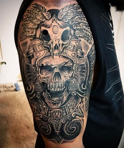 Mejores diseños de tatuajes aztecas 3