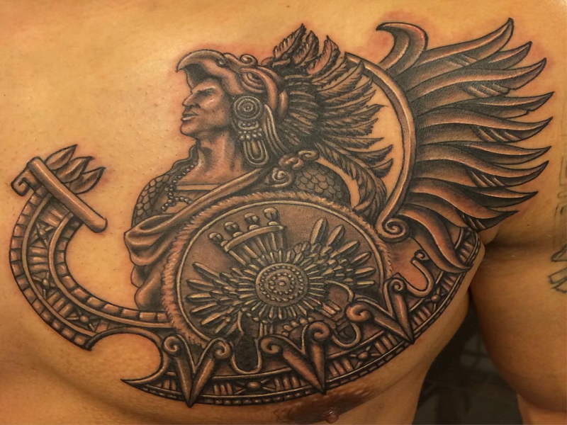 Los mejores diseños de tatuajes aztecas con significados